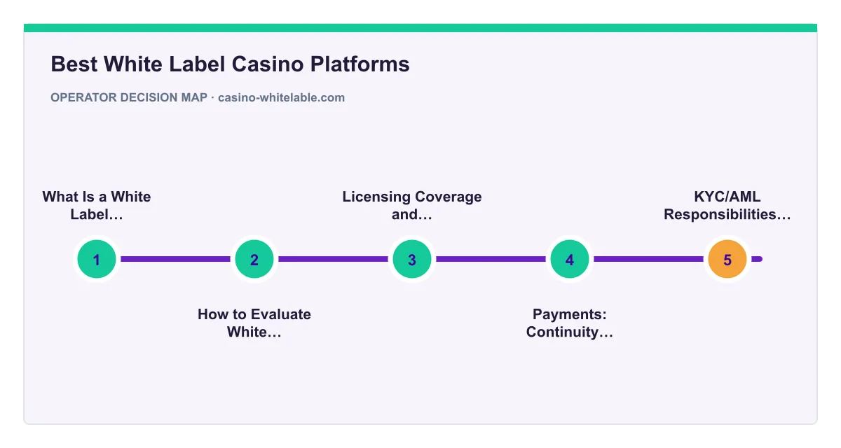 Decision map for Best White Label Casino Platforms